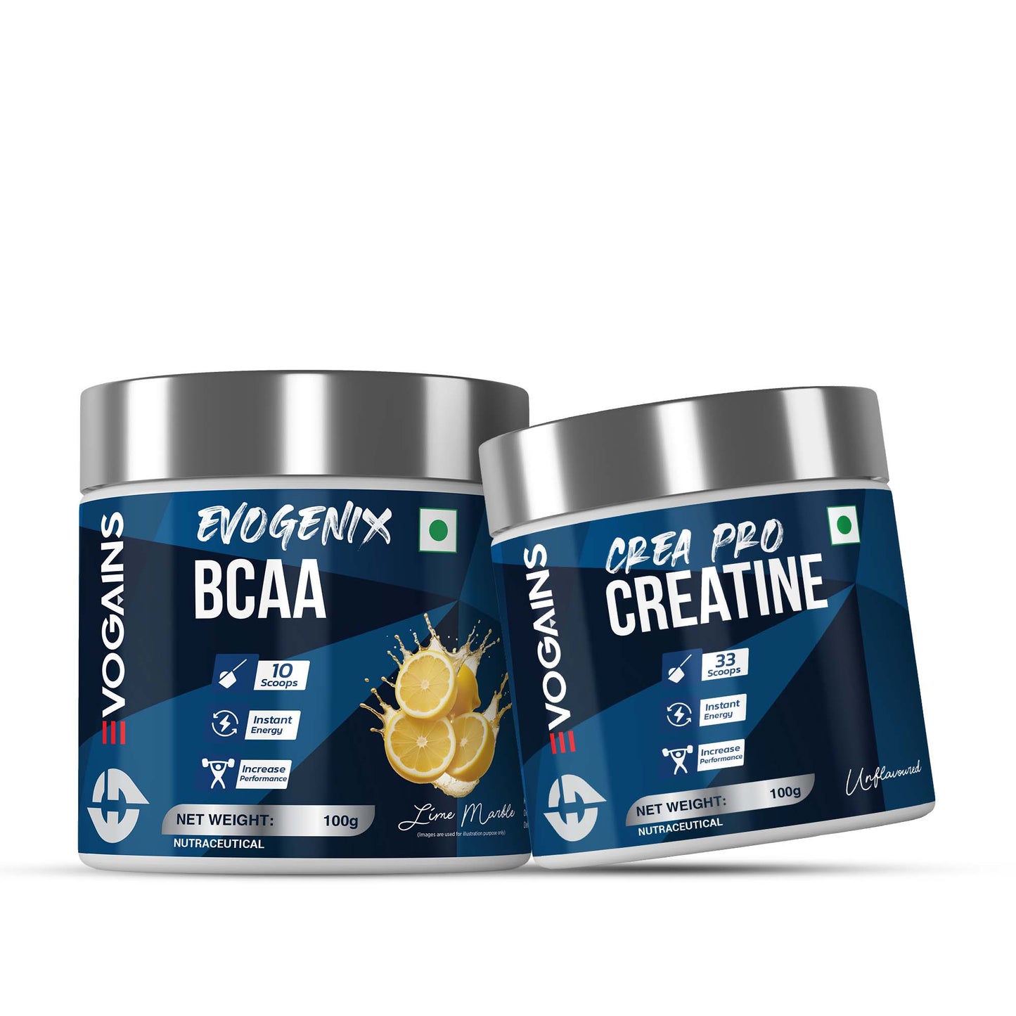 Evogains BCAA + Creatine Power Stack