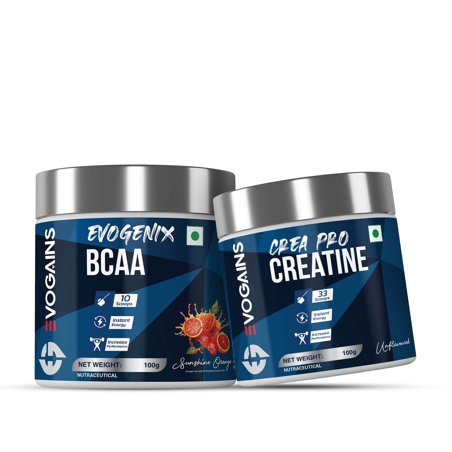 Evogains BCAA + Creatine Power Stack