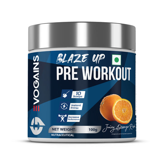 BlazeUp Pre Workout Orange Rush