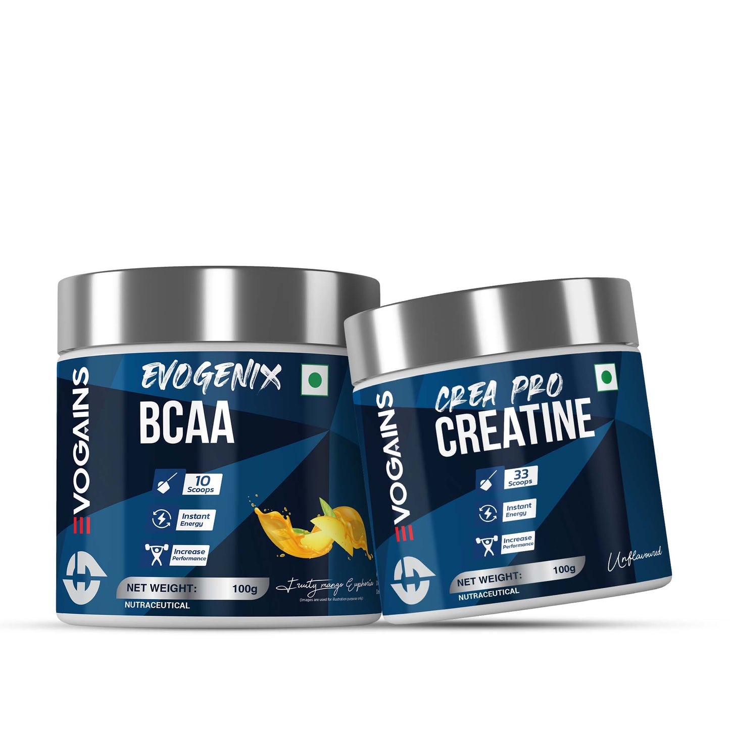 Evogains BCAA + Creatine Power Stack