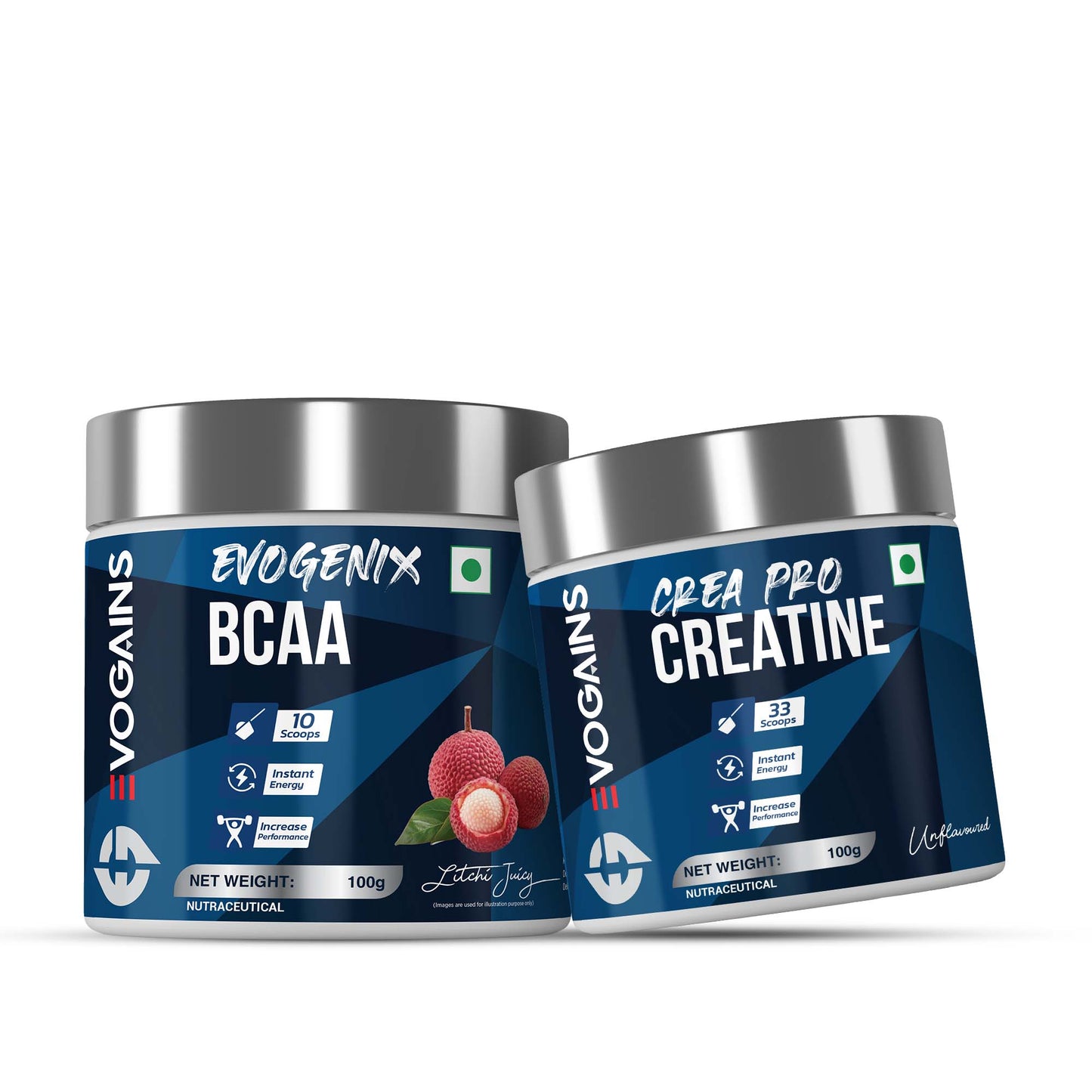 Evogains BCAA + Creatine Power Stack