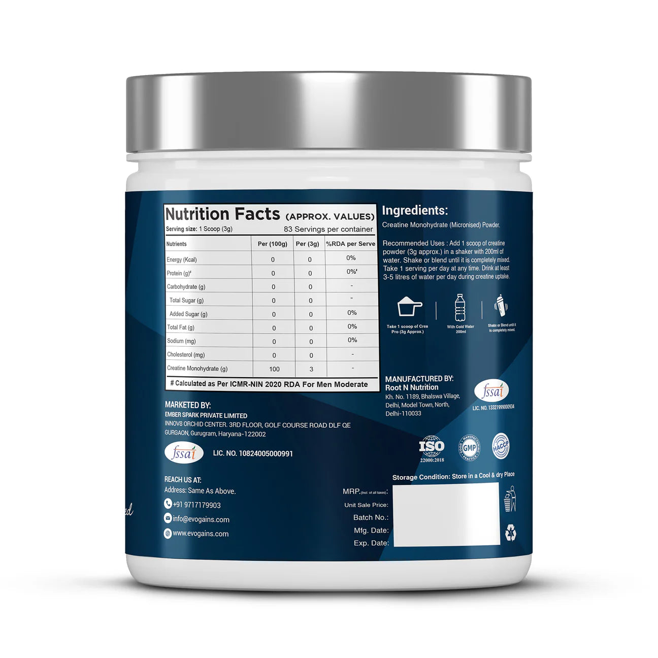 Crea Pro Creatine Unflavoured