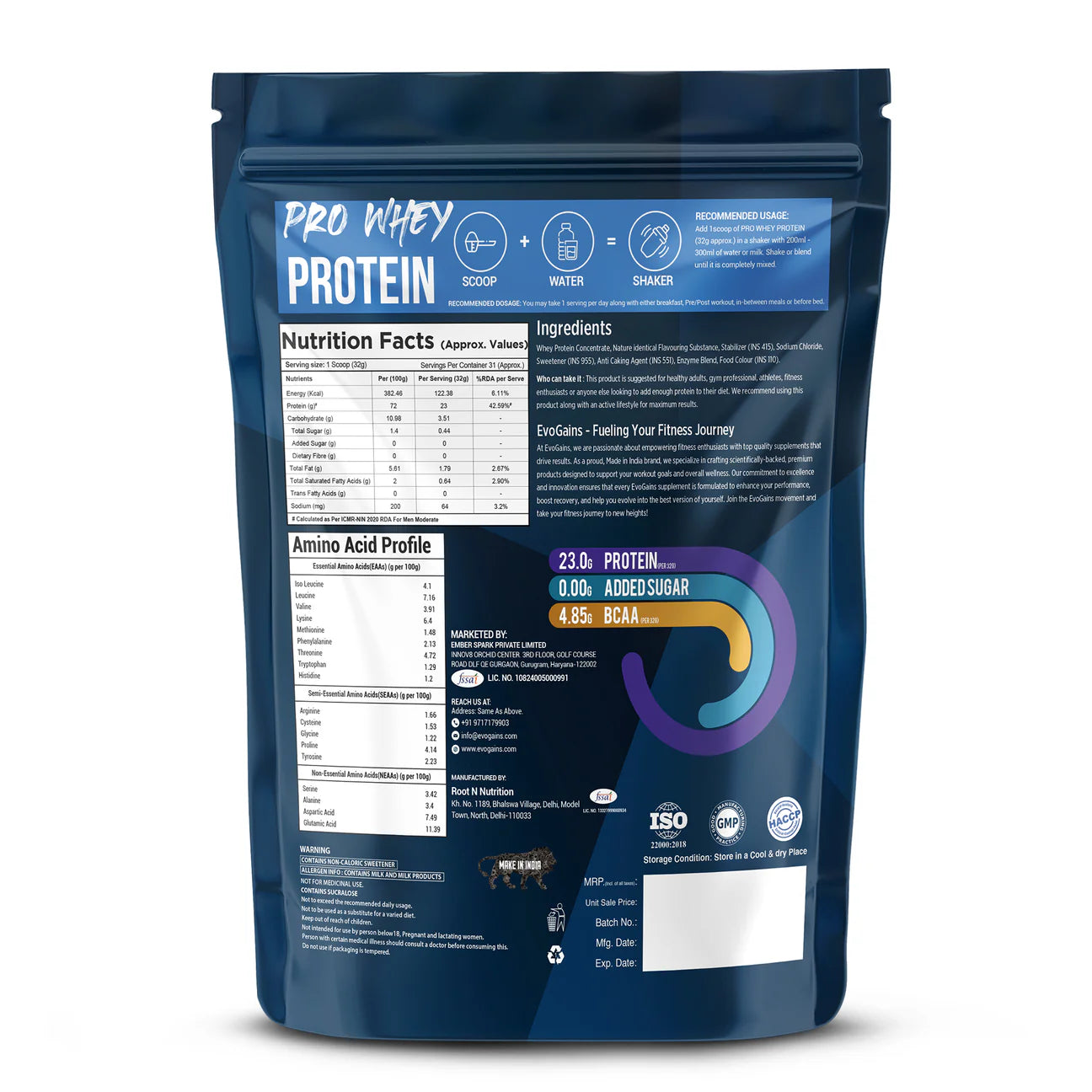 Pro Whey Protein 1Kg Mango